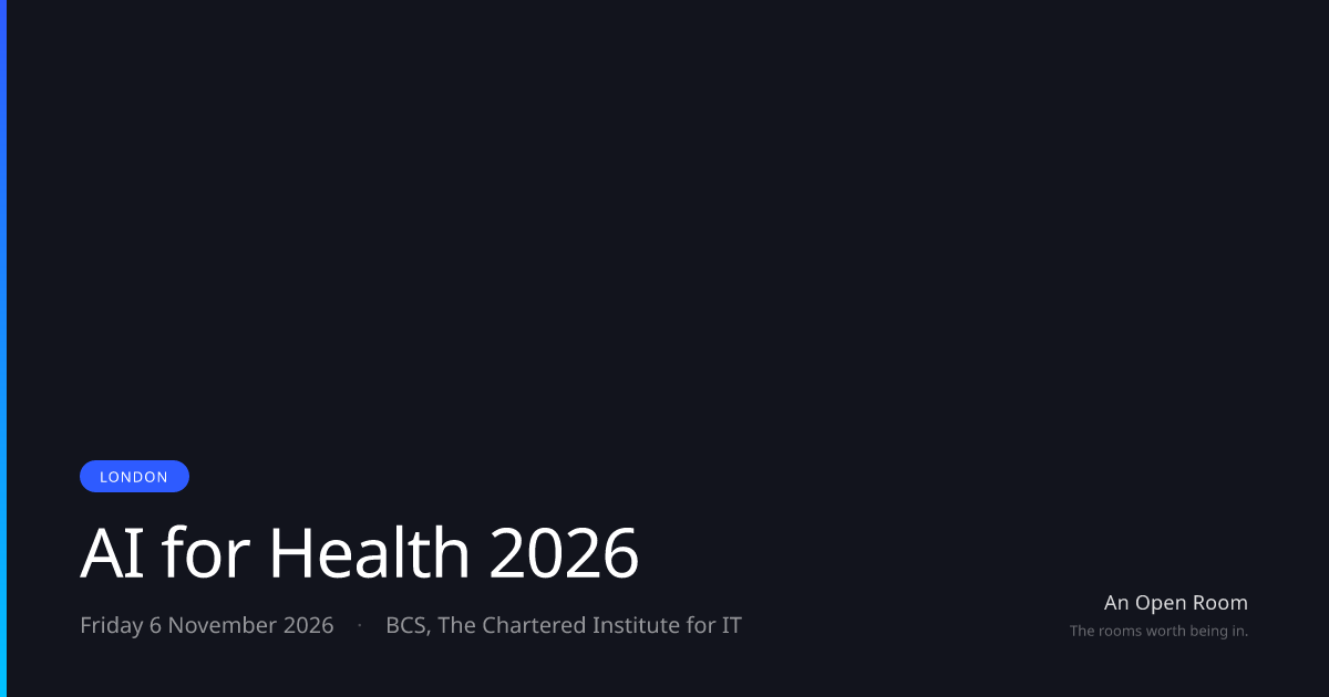 AI for Health 2026