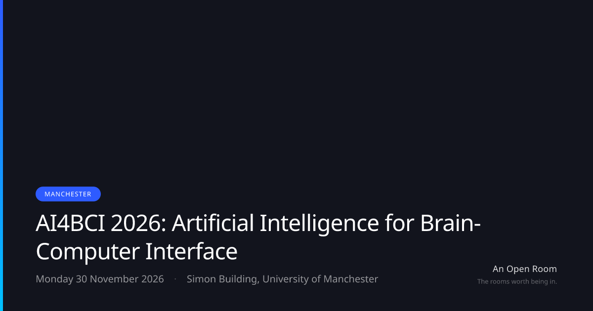 AI4BCI 2026: Artificial Intelligence for Brain-Computer Interface ...